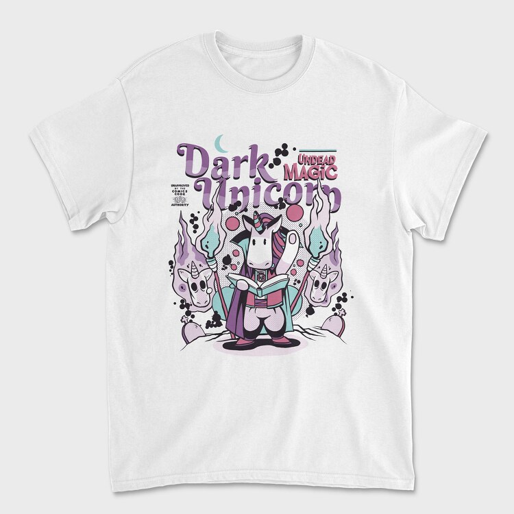 Dark Unicorn Funny, Унисекс Мъжка Тениска