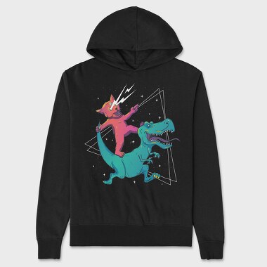Trippy Cat, Unisex Men's Hoodie