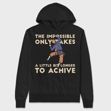 Rock Climber, Unisex Men's Hoodie