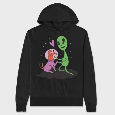 Alien Dog, Unisex Men's Hoodie