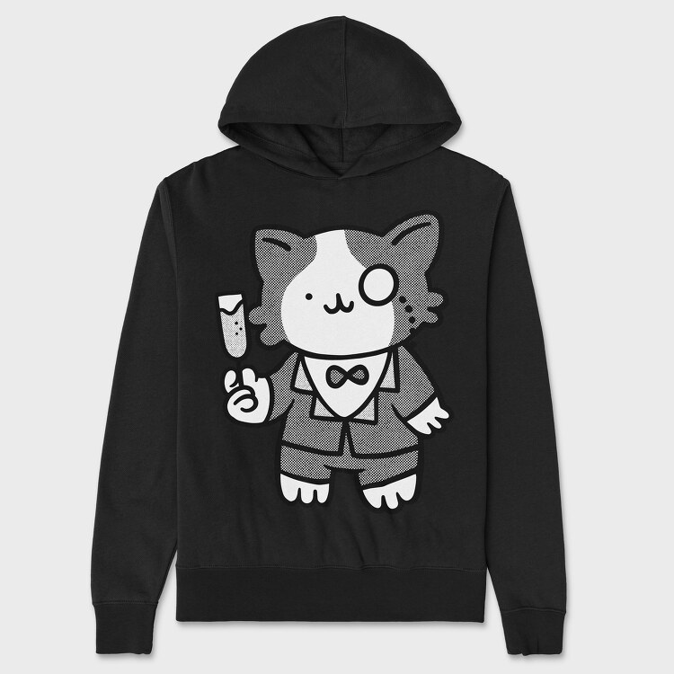 Tux Cat, Unisex Men's Hoodie