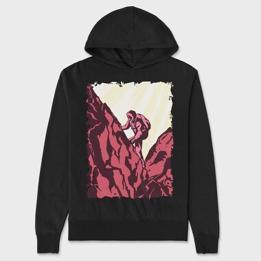 Hiking, Unisex Men's Hoodie