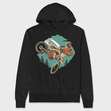 Motorcycle Winter, Unisex Men's Hoodie