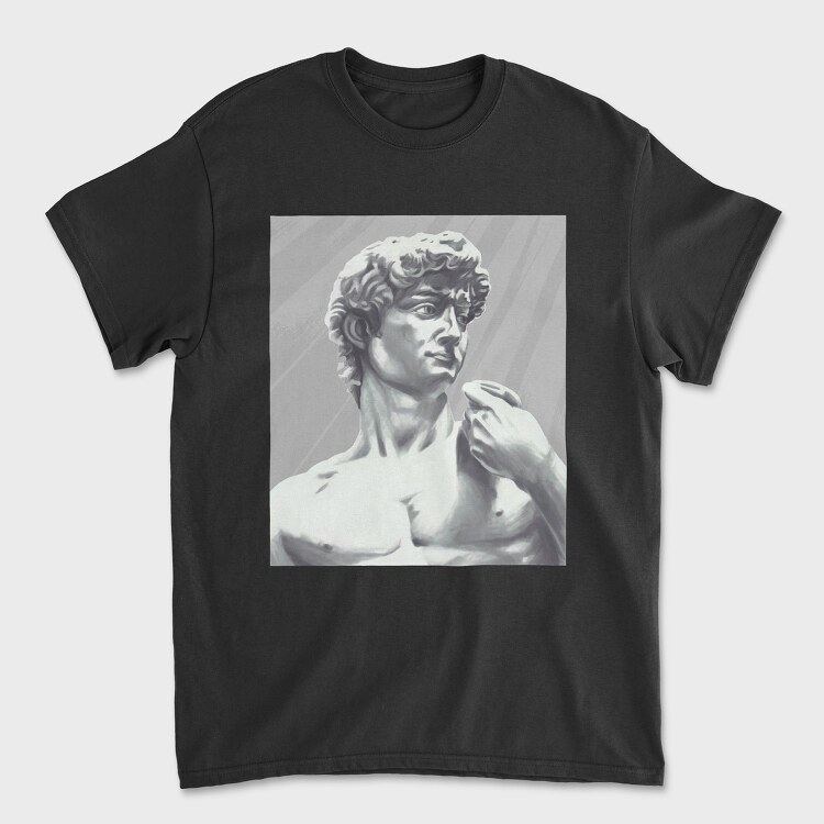 David Statue, Unisex Men's T-Shirt