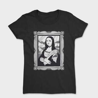 Gothic Mona Lisa, Women's T-Shirt
