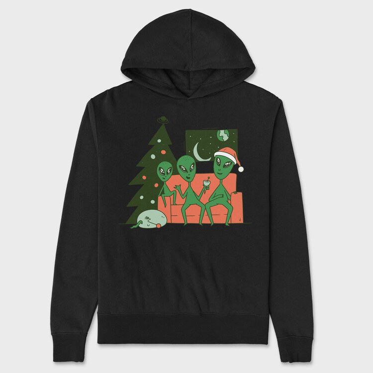 Alien Christmas, Унисекс Мъжко Суичър