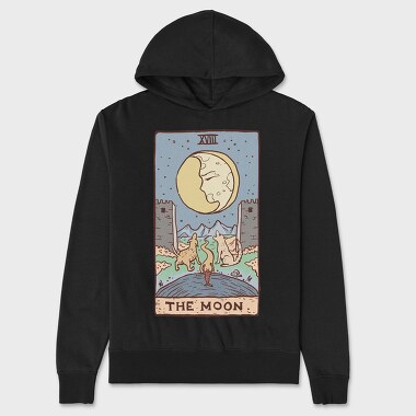 The Moon Tarot Classic, Unisex Men's Hoodie
