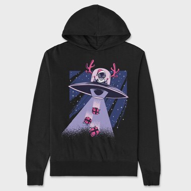 Alien Santa, Unisex Men's Hoodie