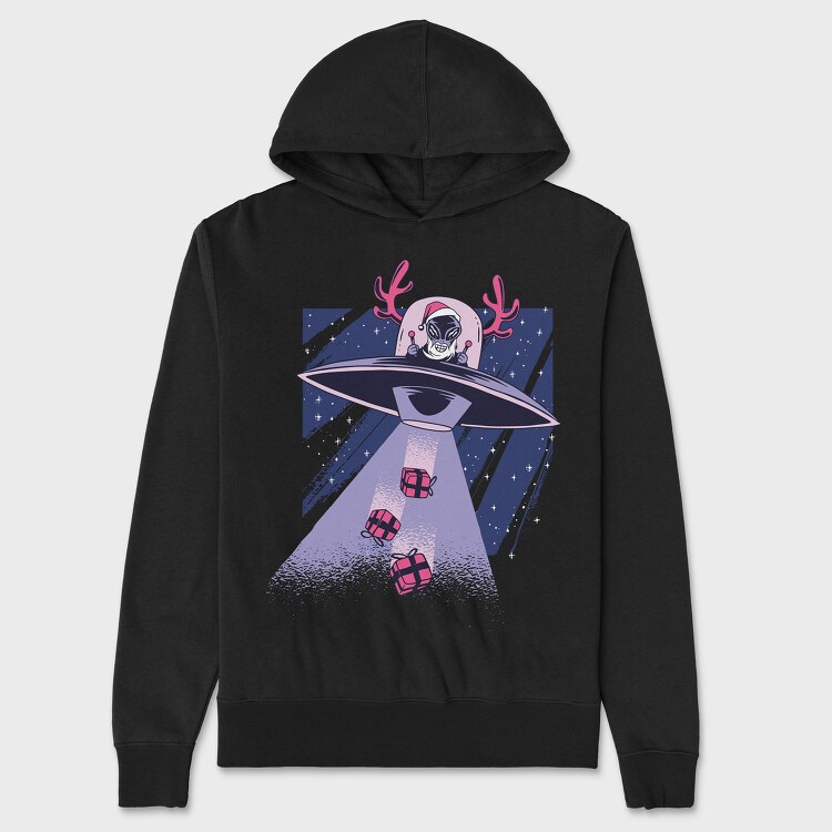 Alien Santa, Унисекс Мъжко Суичър