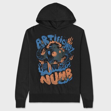 Robot Invasion 02, Unisex Men's Hoodie