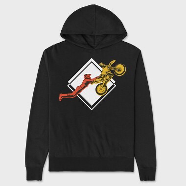 Dirt Bike, Unisex Men's Hoodie