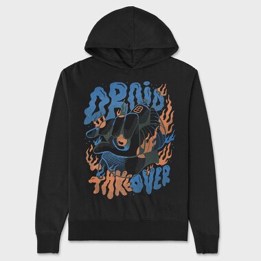 Robot Invasion 07, Unisex Men's Hoodie