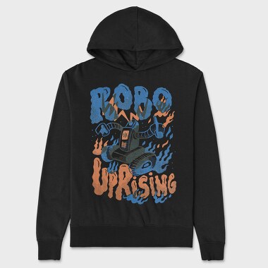Robot Invasion 08, Unisex Men's Hoodie