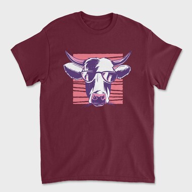 Cow Galasses, Unisex Men's T-Shirt