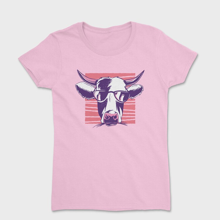 Cow Galasses, Women's T-Shirt