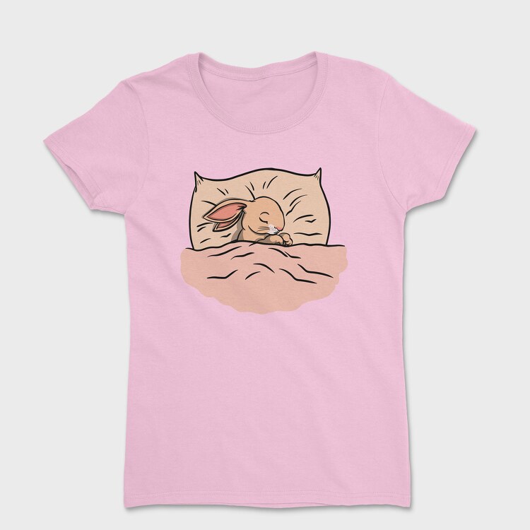 Bunny Sleeping, Women's T-Shirt
