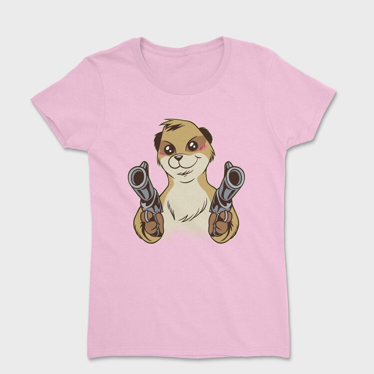 Meerkat Gun, Women's T-Shirt