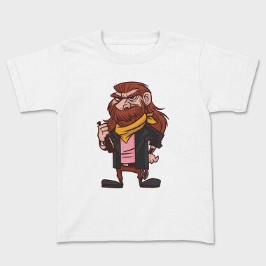 Metal Man Cartoon, Kids' T-Shirt