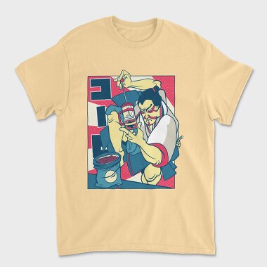 Samurai Coffee, Unisex Men's T-Shirt