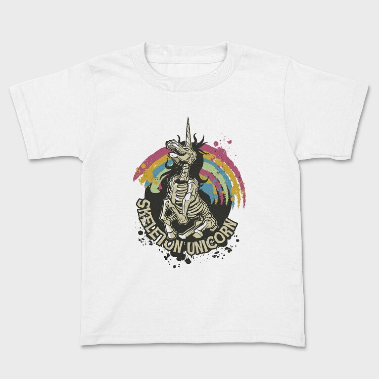 Skeleton Unicorn, Детска Тениска