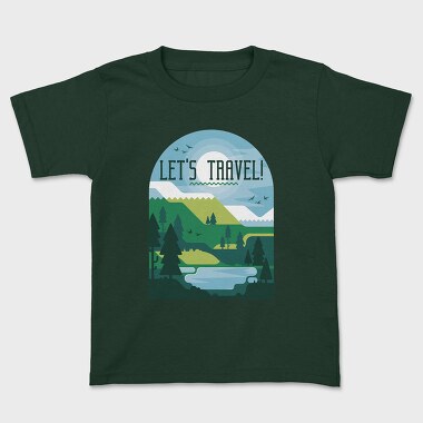 Let's Travel, Kids' T-Shirt