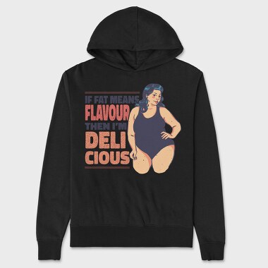 Woman Fat Flavour, Unisex Men's Hoodie
