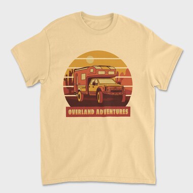 Overland Adventures, Unisex Men's T-Shirt