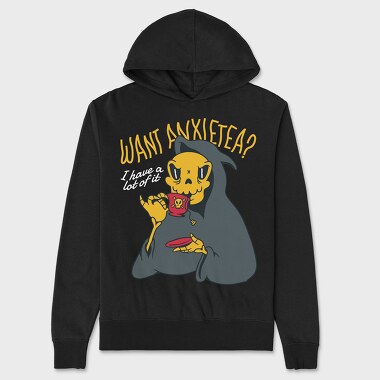 Anxietea, Unisex Men's Hoodie