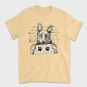 Doberman Dog, Unisex Men's T-Shirt