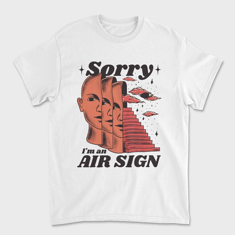 Air Sign, Унисекс Мъжка Тениска