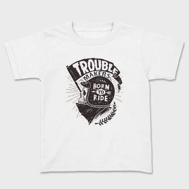 Born to ride, Kids' T-Shirt