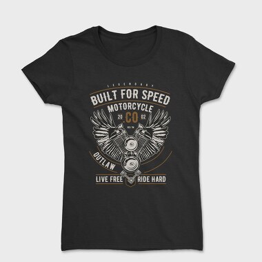 Built For Speed Motorcycle, Women's T-Shirt