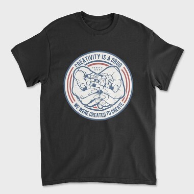 Unisex Men's T-Shirt, Creativity Is A Drug