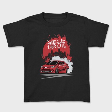 Drift Tokyo, Kids' T-Shirt