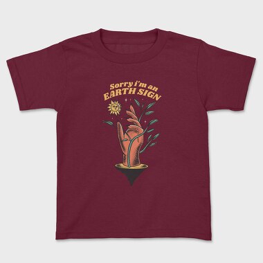 Earth Sign, Kids' T-Shirt