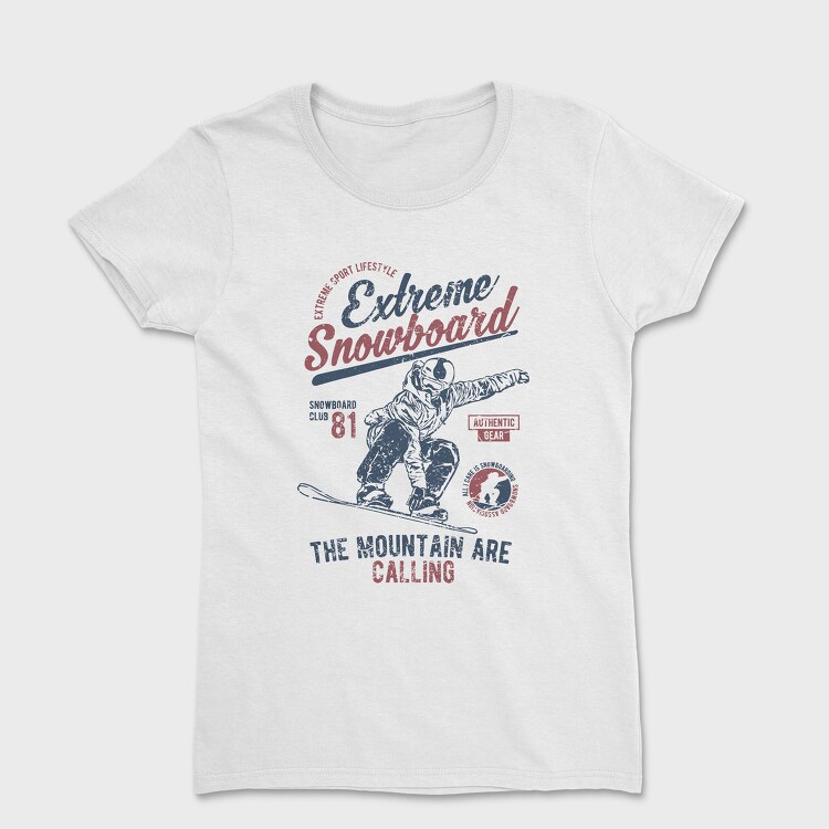 Extreme Snowboard, Women's T-Shirt