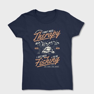 Fishing Therapy, Women's T-Shirt
