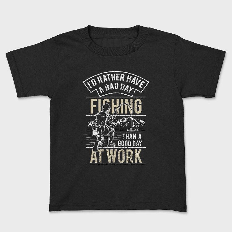 Fishing, Kids' T-Shirt