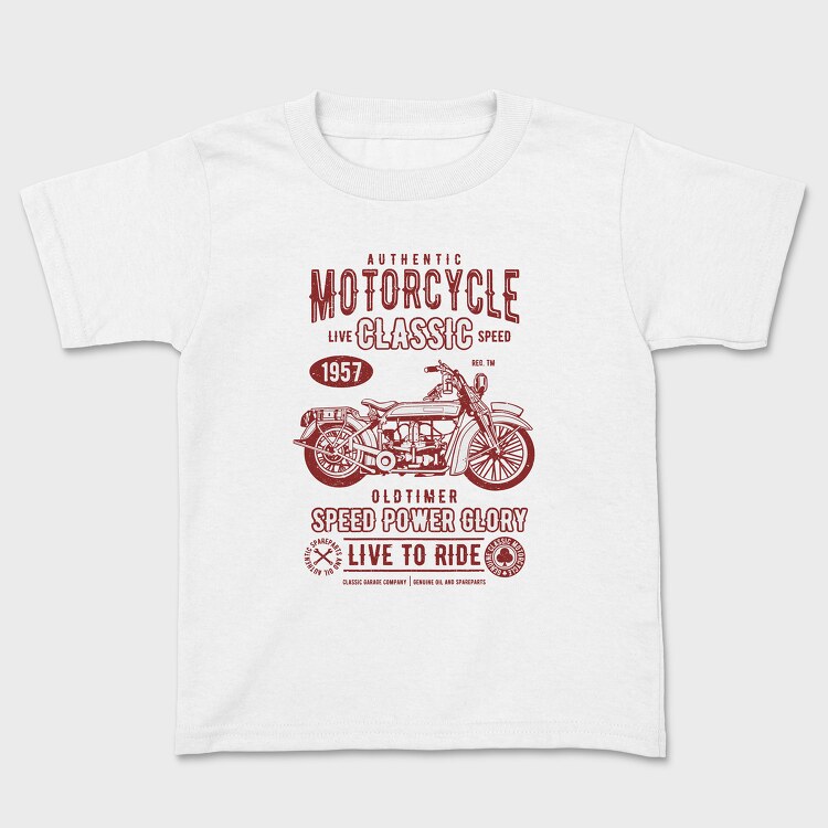 Motorcycle Classic, Kids' T-Shirt