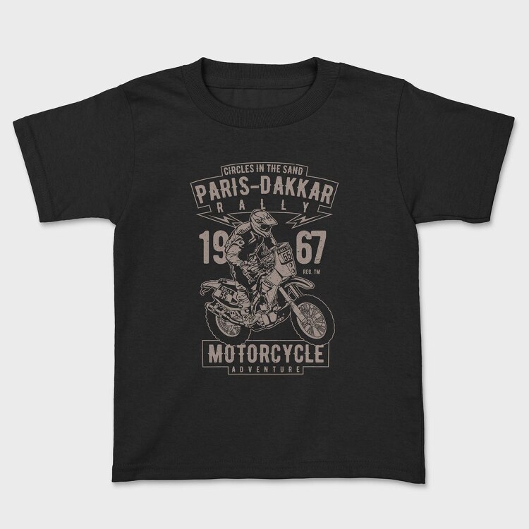 Paris Dakkar Rally Motorcycle, Детска Тениска