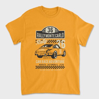 Rally Monte Carlo, Unisex Men's T-Shirt