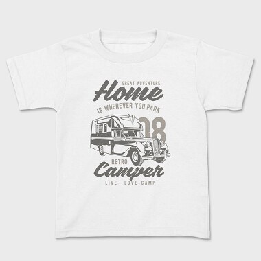 Retro Campers, Kids' T-Shirt