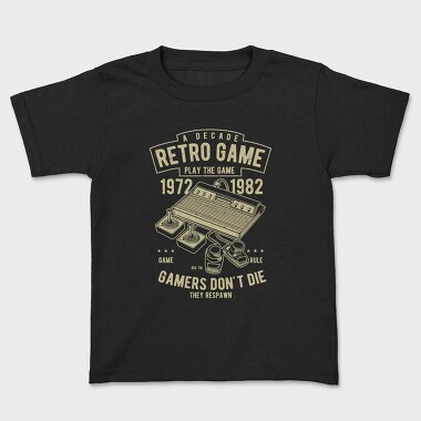 Retro Game, Kids' T-Shirt