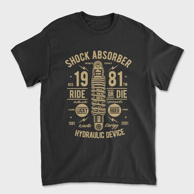 Унисекс Мъжка Тениска, Shock Absorber