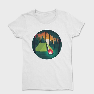 Camping Night, Women's T-Shirt