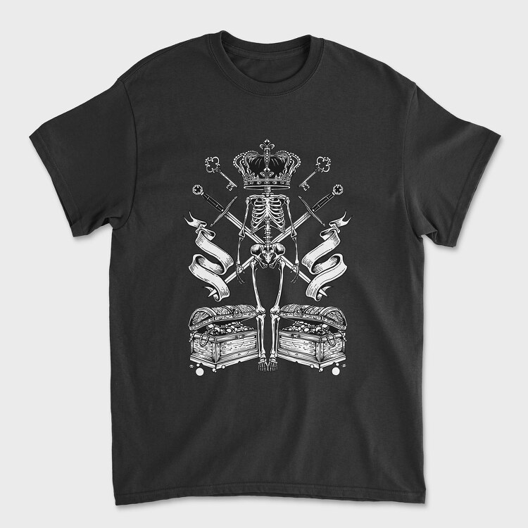 Skeleton King, Unisex Men's T-Shirt