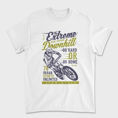 The Extreme Downhill, Unisex Men's T-Shirt