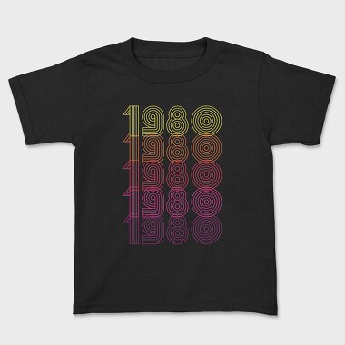 Vintage 1980, Kids' T-Shirt