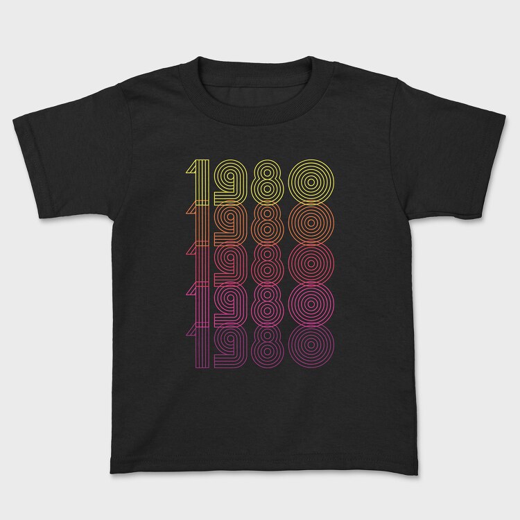 Vintage 1980, Kids' T-Shirt
