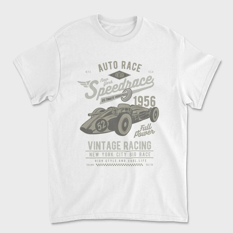 Vintage Speedrace, Unisex Men's T-Shirt
